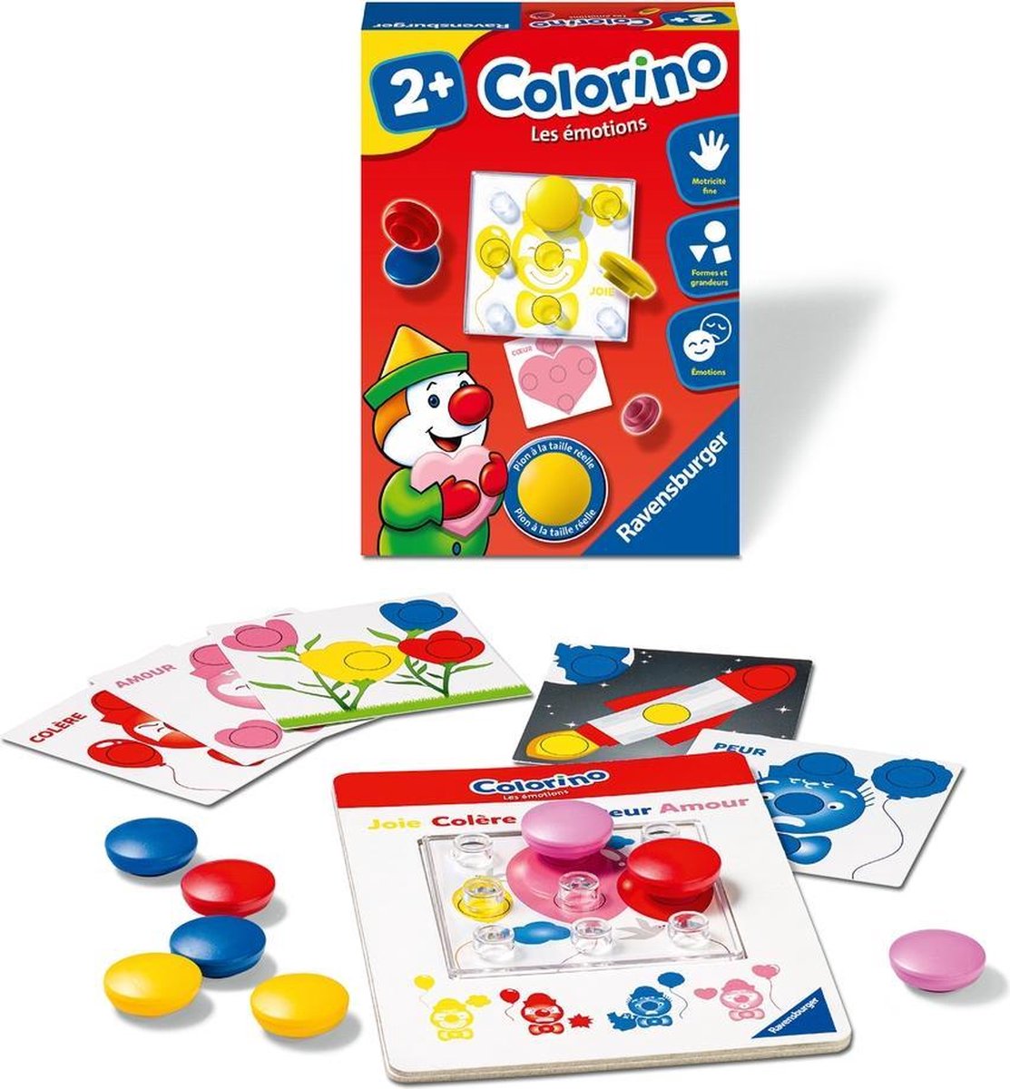 Educatief spel voor kinderen Ravensburger Colorino - Emotions Geel Roze (Frans) (FR)