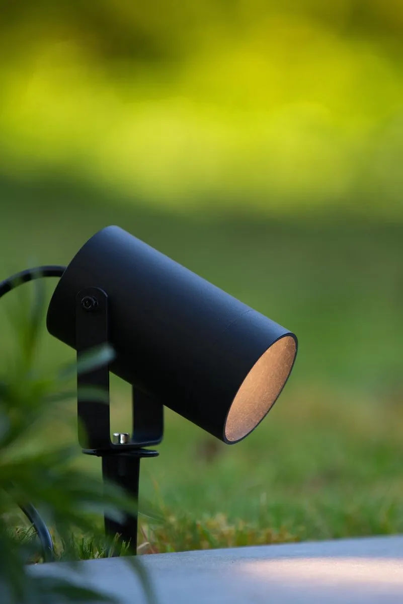 Lucide Taylor Tuinspot Ø10cm GU10 - IP65 - Zwart