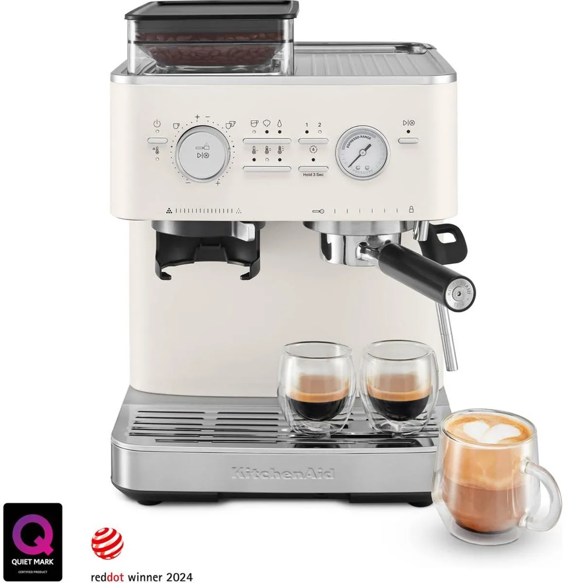KitchenAid 5KES6551ESX Halfautomatische Espressomachine
