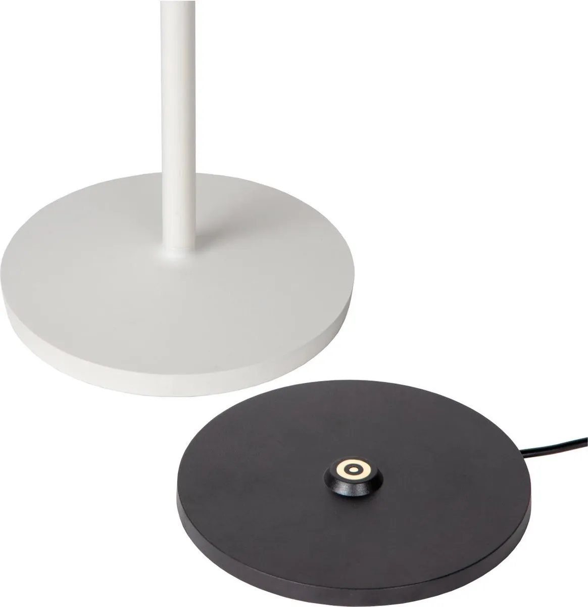 Lucide Justine Oplaadbare Tafellamp - Wit - IP54 - 2700K