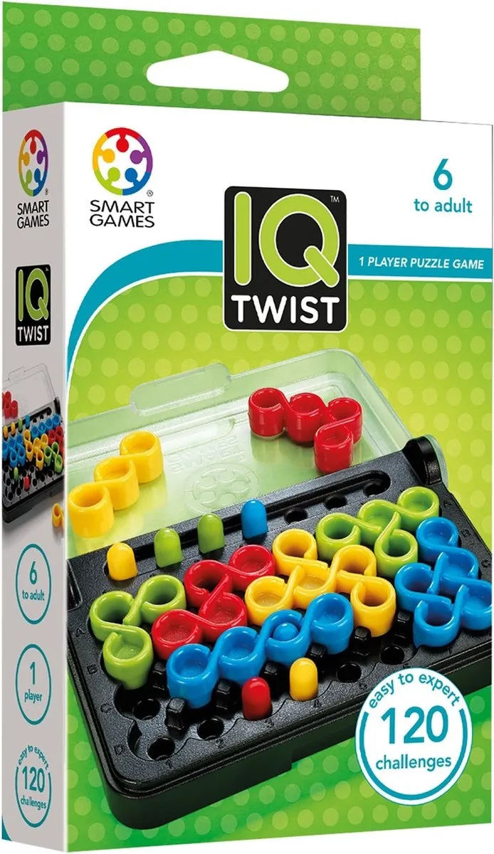 SmartGames IQ Twist SG 488 Denkpuzzel - 120 Opdrachten - afbeelding 6 van 6