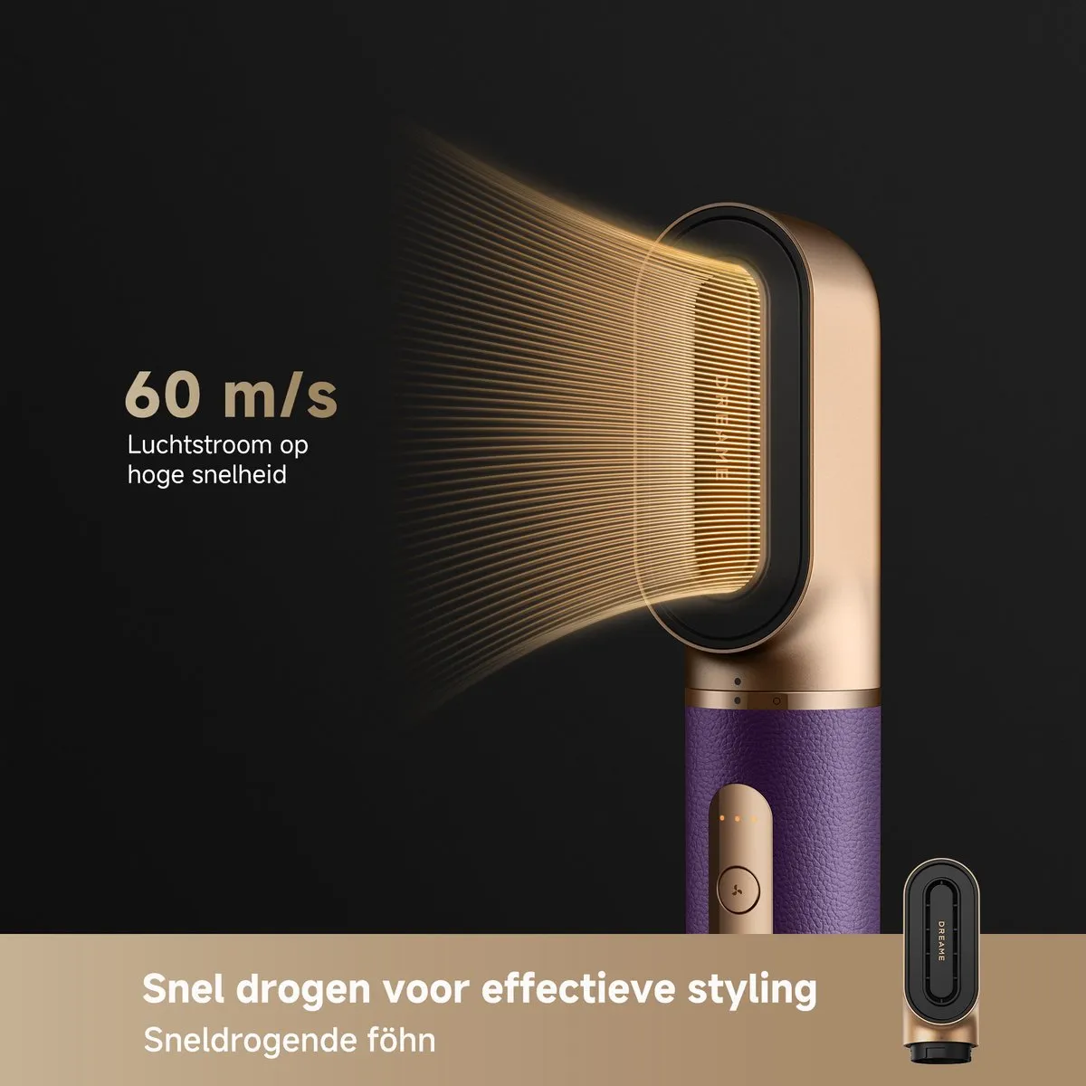 Dreame AirStyle Pro AMF18A Föhnset - 1300W - 7 Opzetstukken - Paars