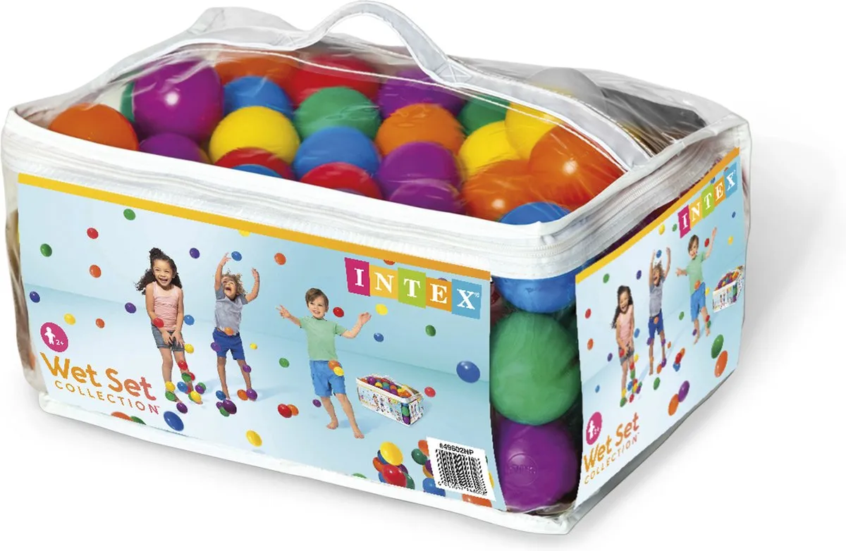 Intex Small Fun Ballz Multicolor - 100 Stuks - afbeelding 6 van 6