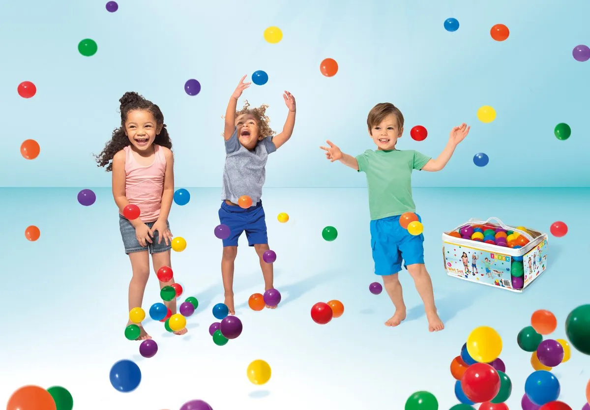 Intex Small Fun Ballz Multicolor - 100 Stuks