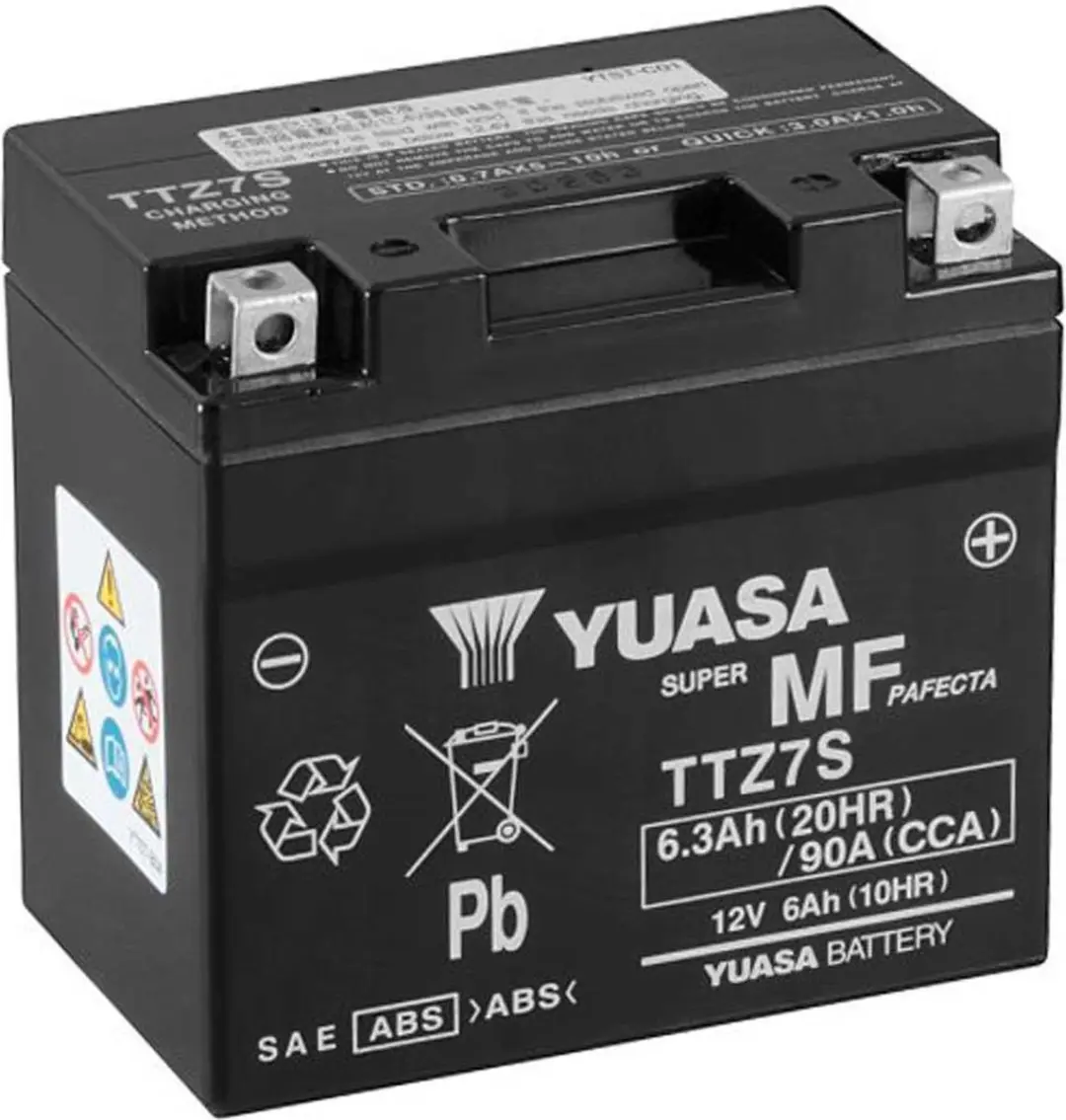 Yuasa YTZ7S AGM Accu 12V 6Ah
