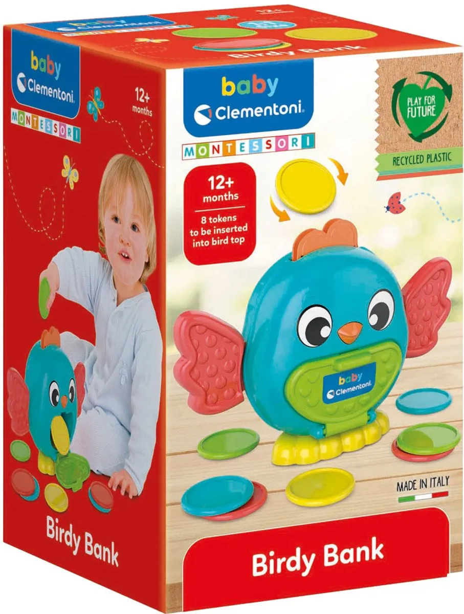 Clementoni Baby Spaarpot Vogel - Multicolor - afbeelding 6 van 6