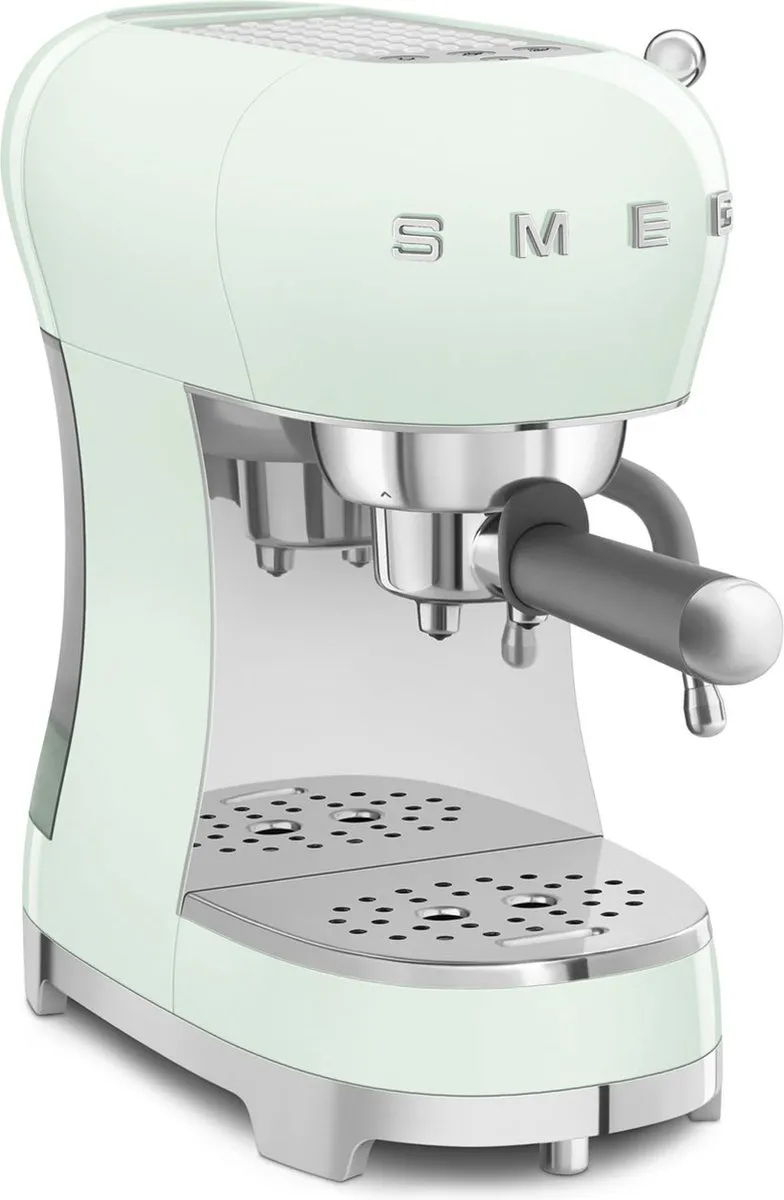 Smeg ECF02PGEU Handmatige Espressomachine - Watergroen