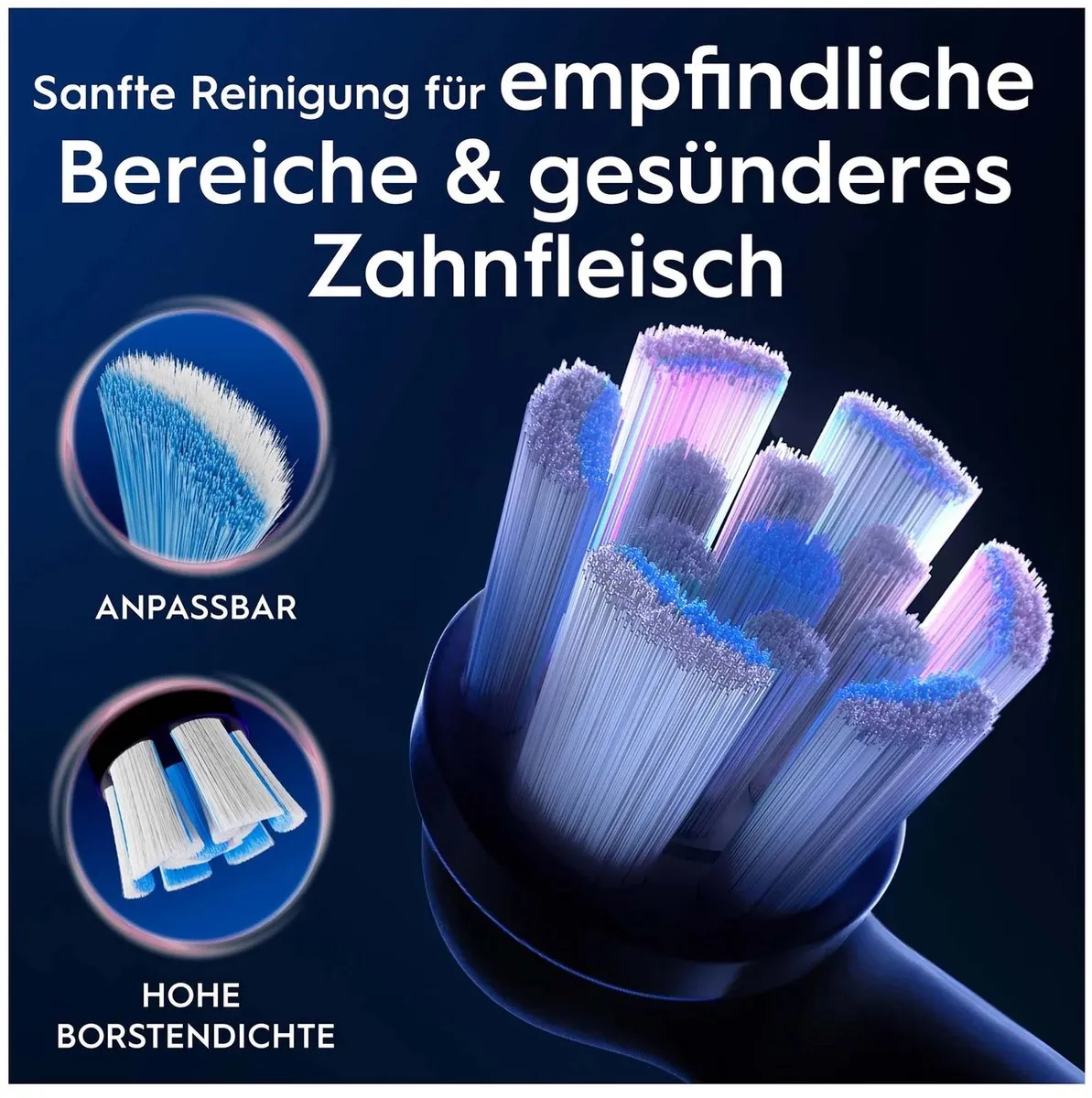 Oral-B 194631 Tandenborstels - 4 Stuks - Zwart