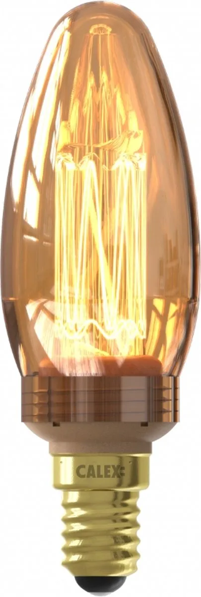Calex Lichtbron C Kaars Goud - 1800K - Ø3,5cm - afbeelding 5 van 6
