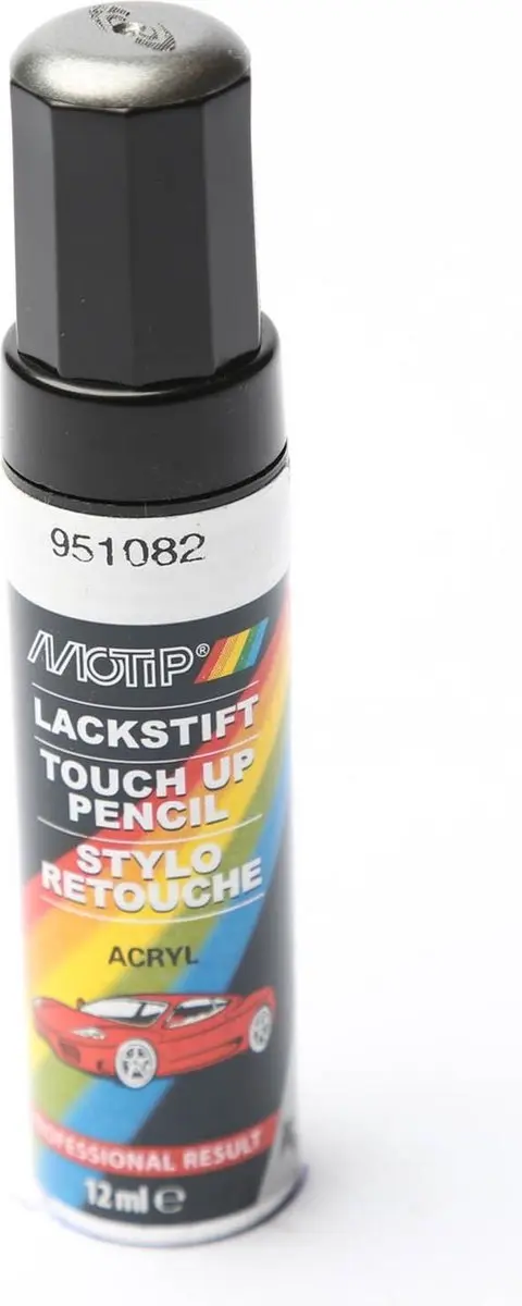 Motip 951082 Auto Lakstift Grijs Metallic 12ml