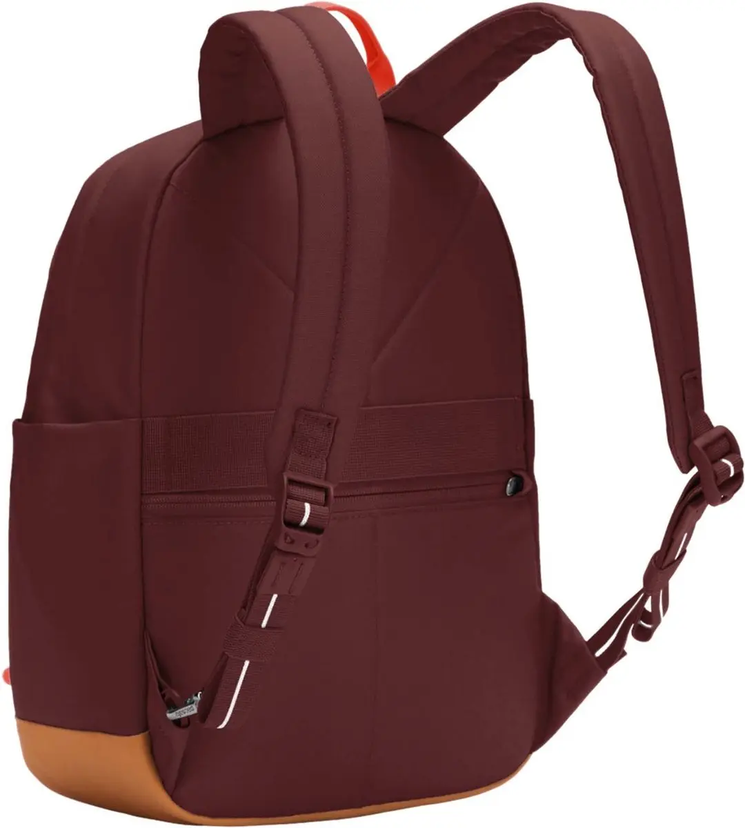 Pacsafe GO Rugzak 15L - Laptop 13" - Anti-diefstal - Gerecycled - Rood