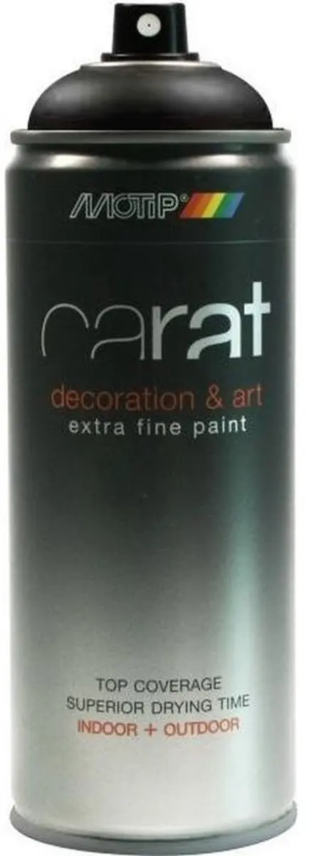 Motip Carat Traffic Black Spuitbus 400ml