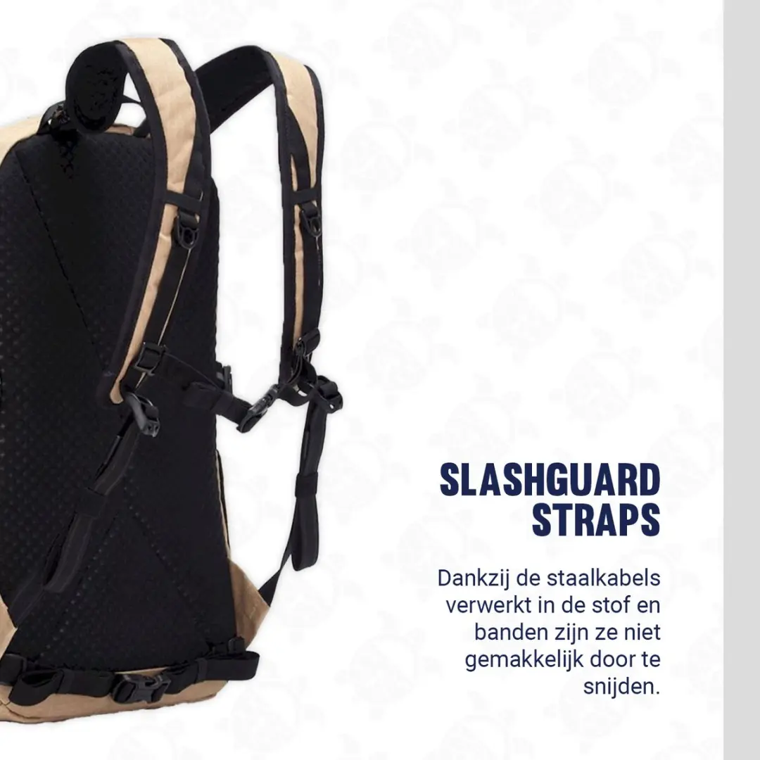 Pacsafe Vibe 25 Rugtas 25L - Beige