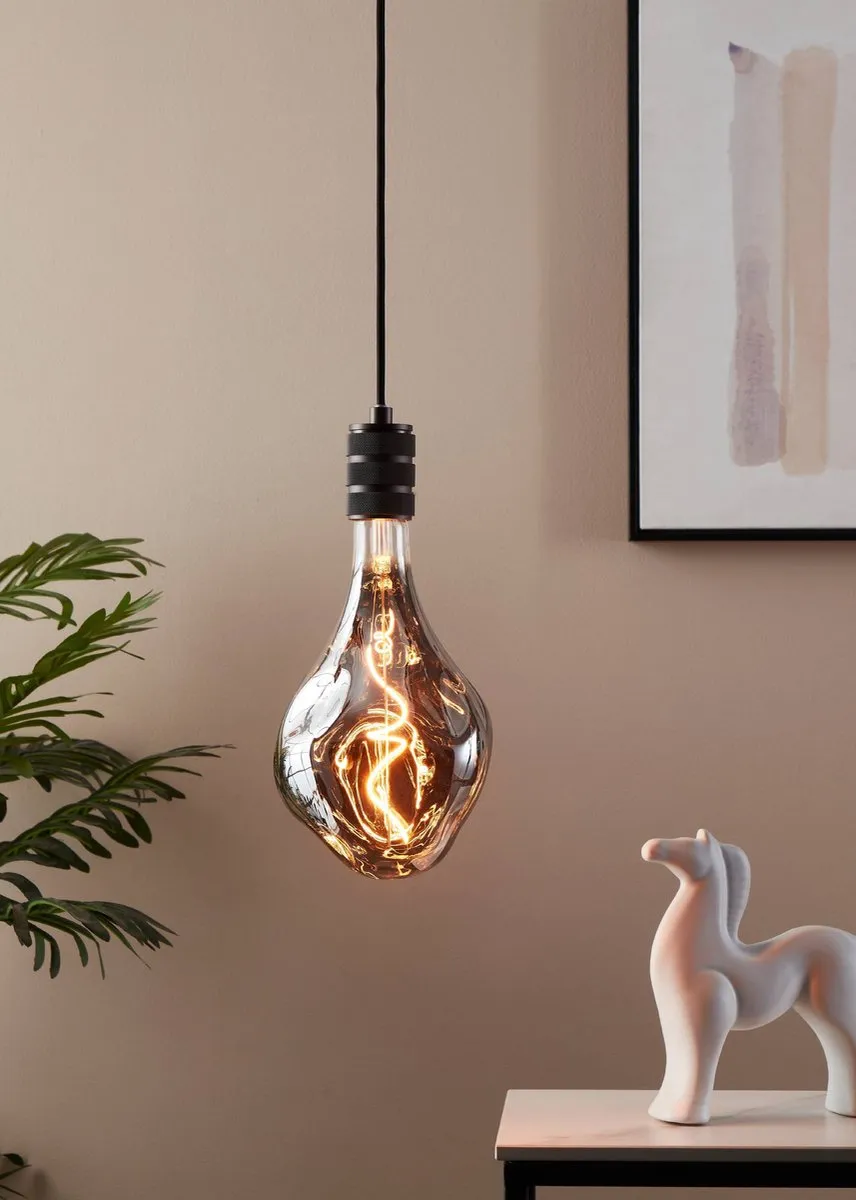 Eglo LED Lamp E27 Rookglas 1800K - Ø16,5cm