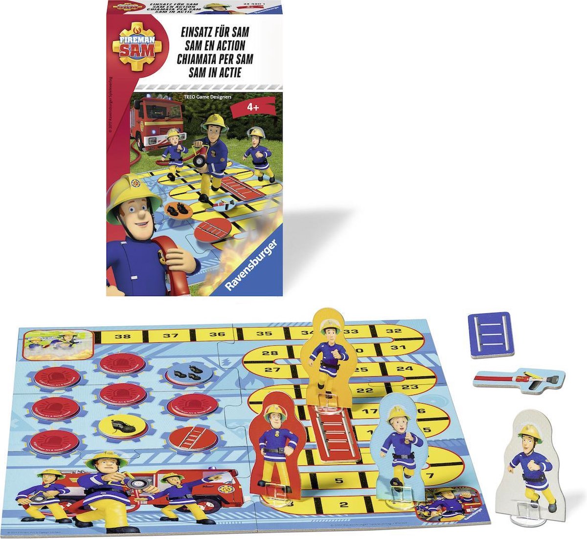 Ravensburger Brandweerman Sam in actie - pocketspel
