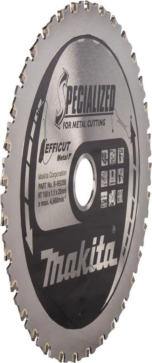 Makita B-69288 Cirkelzaagblad Staal 150mm - 33 Tanden