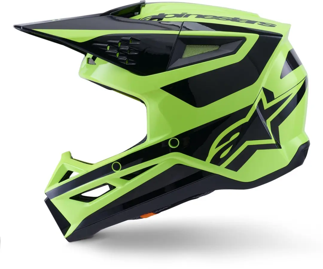 Alpinestars S-M3 Heat Crosshelm - Geel/Zwart - afbeelding 6 van 6