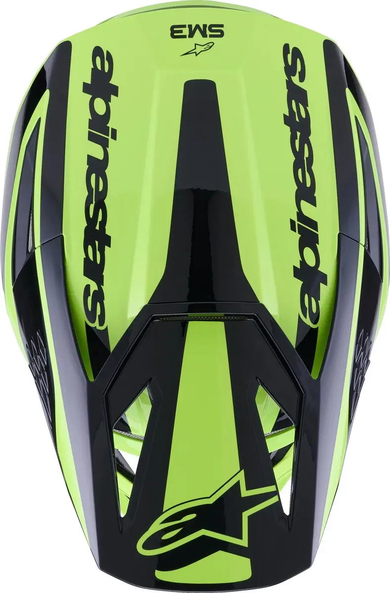 Alpinestars S-M3 Heat Crosshelm - Geel/Zwart