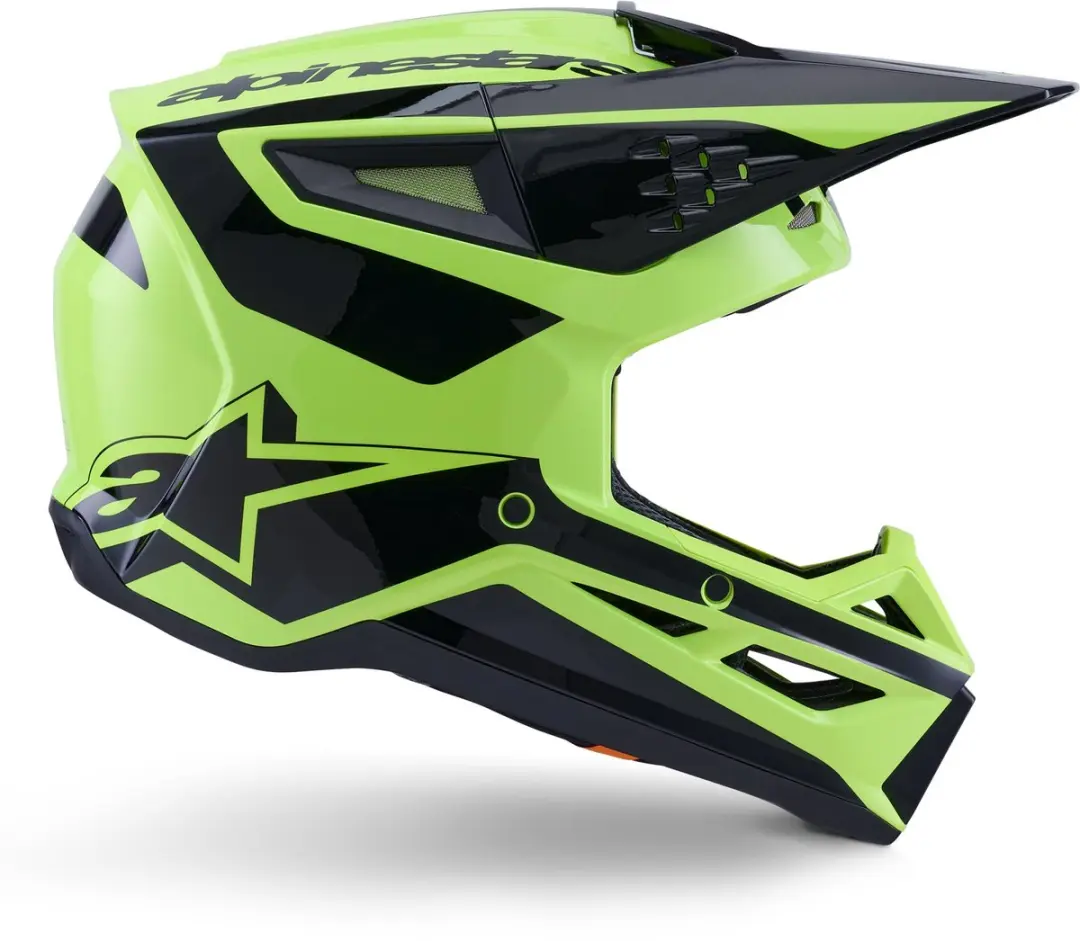 Alpinestars S-M3 Heat Crosshelm - Geel/Zwart