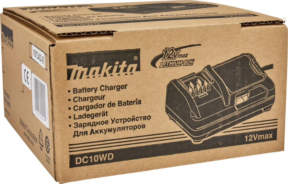 Makita DC10WD Oplader 10.8V-12V