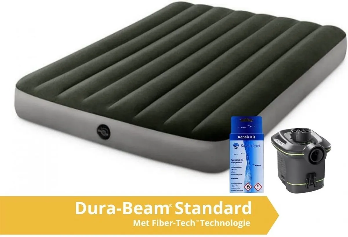 Intex Prestige Downy Luchtbed Twijfelaar 191x137x25cm