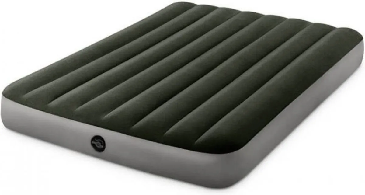 Intex Prestige Downy Luchtbed Twijfelaar 191x137x25cm - Groen - afbeelding 6 van 6