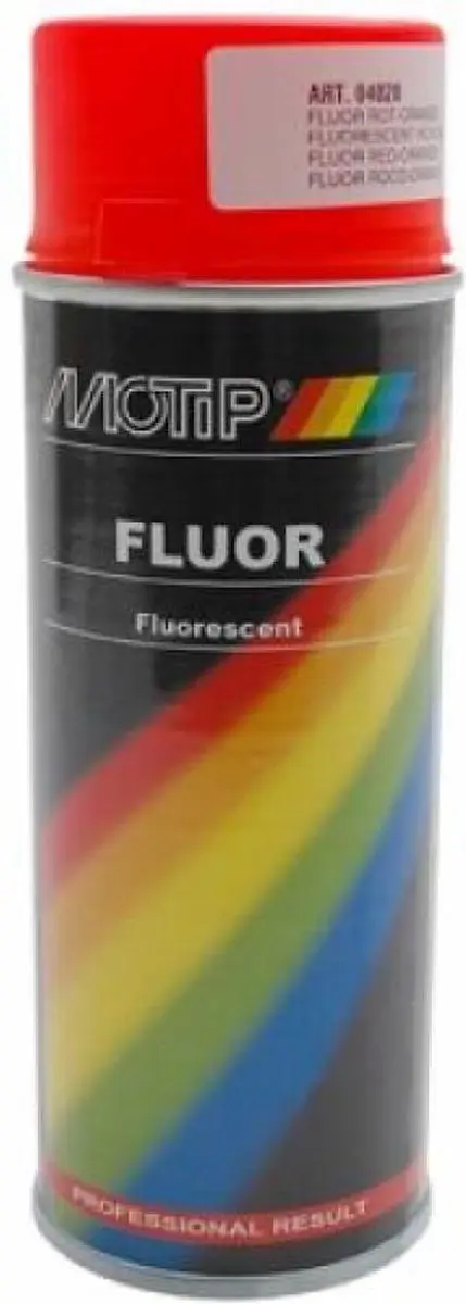Motip Fluorescerende Lak Rood/Oranje 400ml