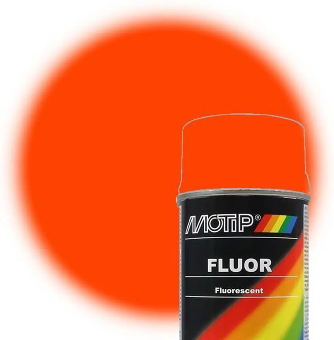 MOTIP Fluorescerende Lak 04020 - Rood/Oranje - 400 ml - afbeelding 6 van 6