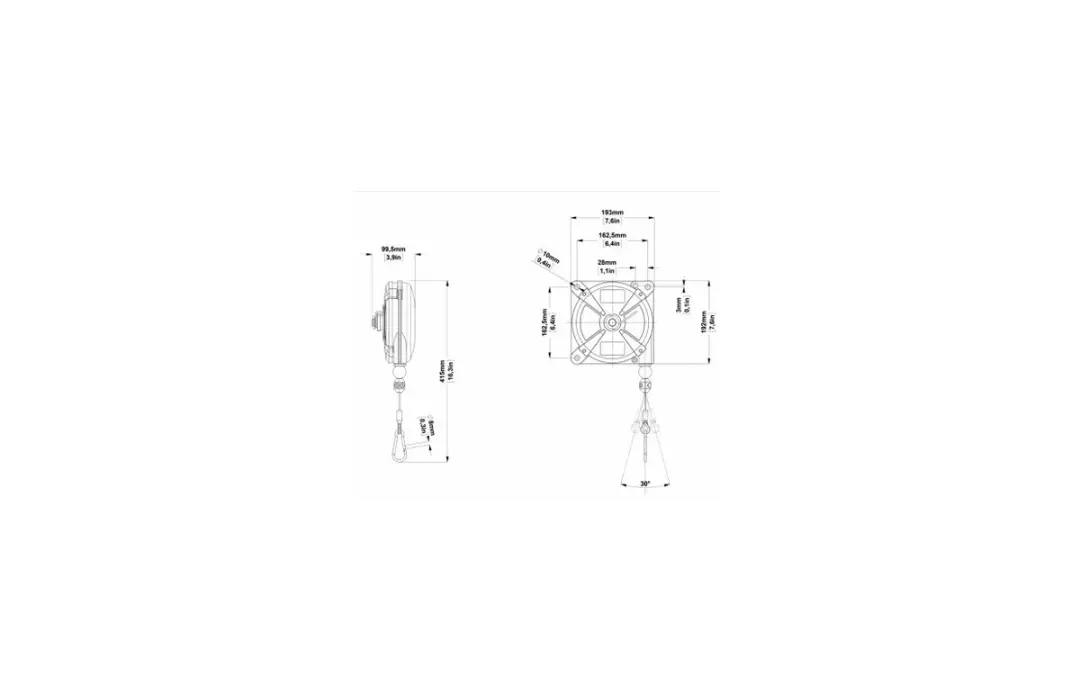 Zeca Veerbalancer ZC-634 4-6kg - Meerkleurig