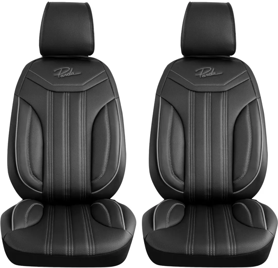 Panda Stoelhoezen Iveco E-Jolly Miami Zwart/grijs - Luxe Skai-leer