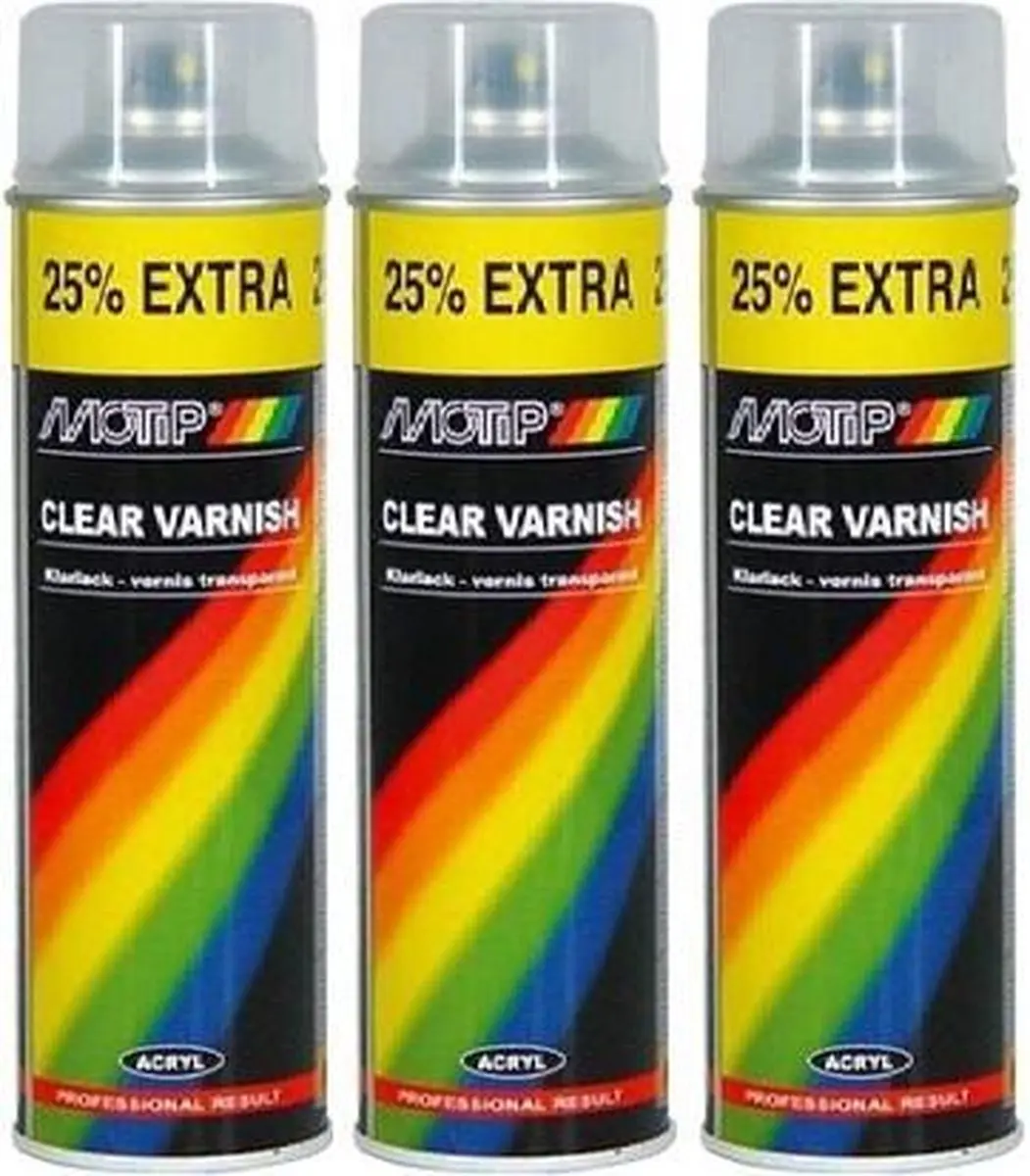 Motip Blanke Hoogglans Acryllak 500ml