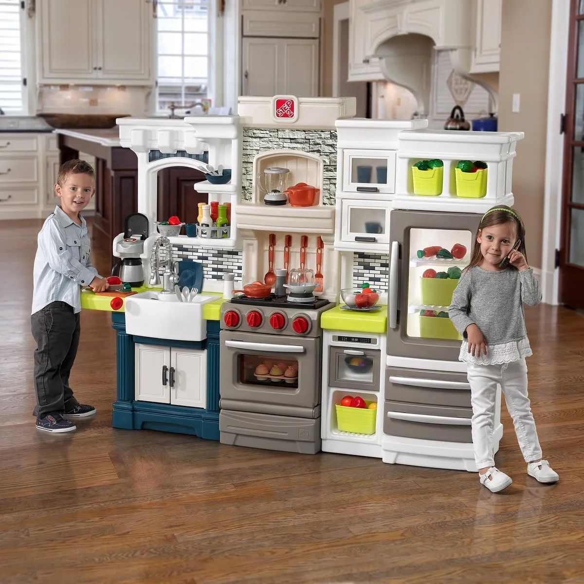Step2 Speelkeuken Elegant Edge Kitchen - Multicolor