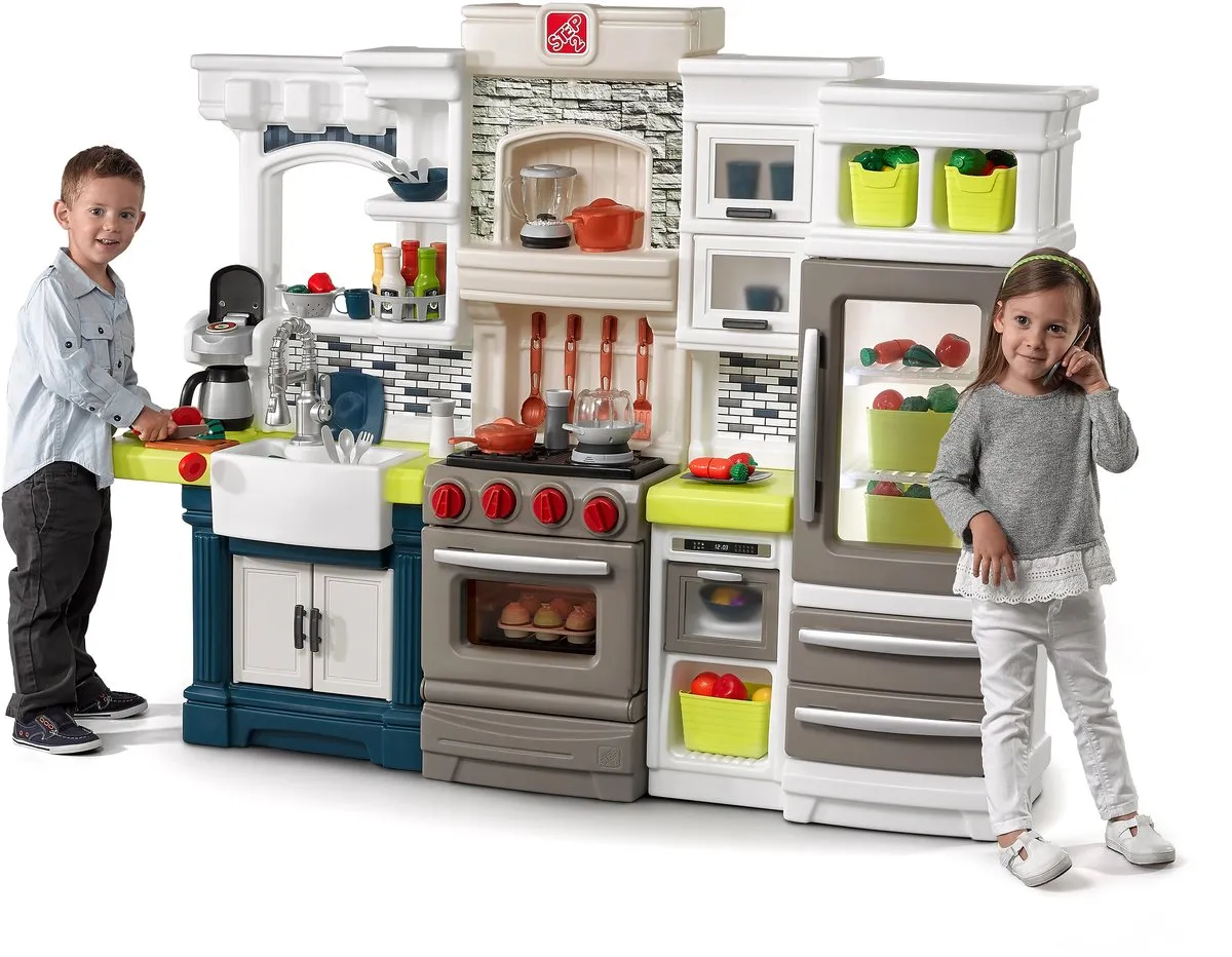 Step2 Speelkeuken Elegant Edge Kitchen - Multicolor