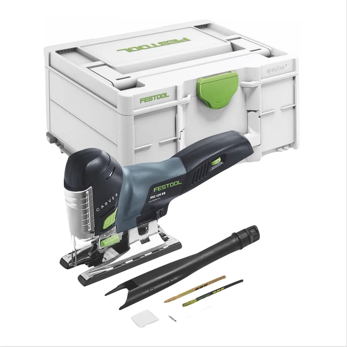 Festool CARVEX PSC 420 HPC4,0 EBI-Set 18V Decoupeerzaag - 1x 4,0Ah - 2 Zaagbladen