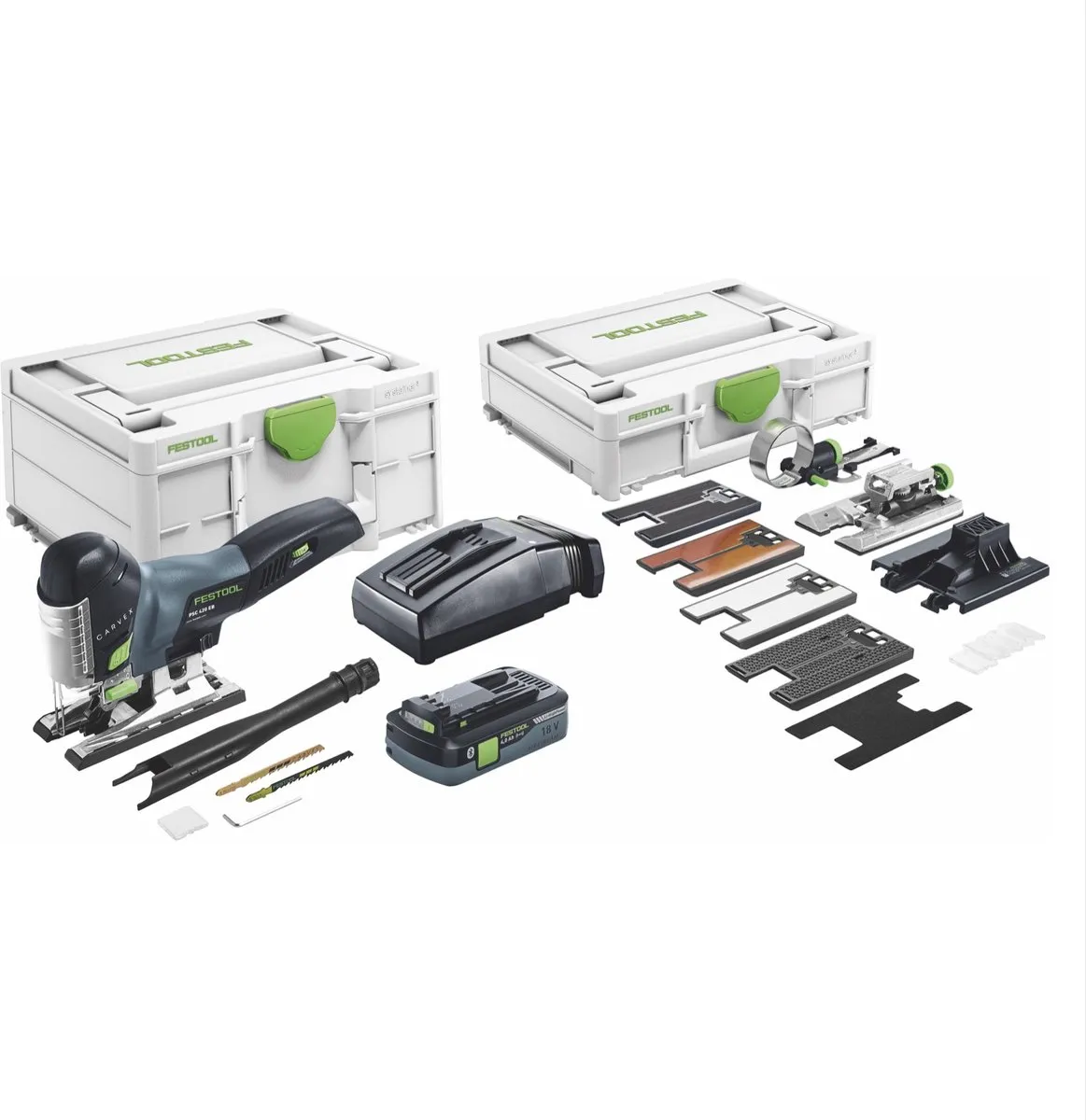 Festool CARVEX PSC 420 HPC4,0 EBI-Set 18V Decoupeerzaag - 1x 4,0Ah - 2 Zaagbladen