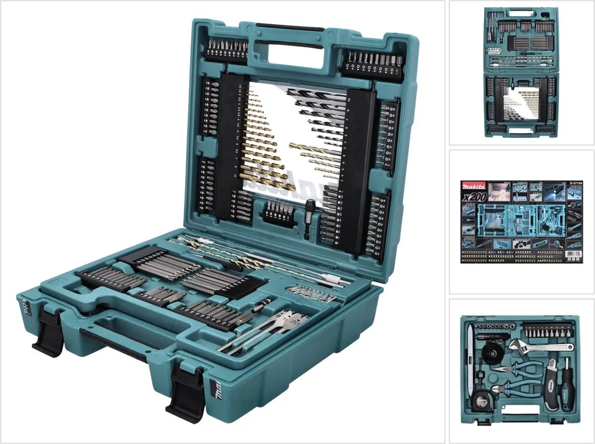 Makita Boor/Bitset D-37194 - 200 Stuks