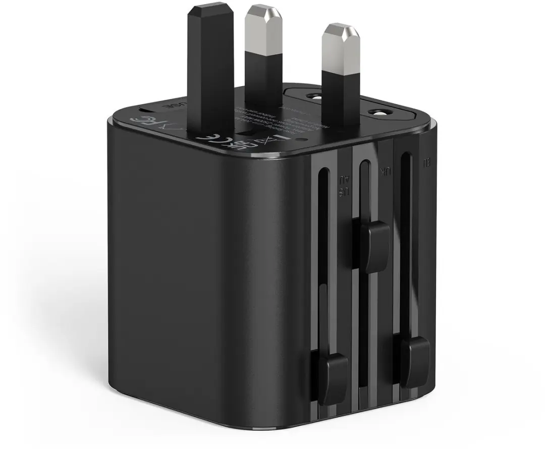 WiWu 14430 Universele Adapter 25W - Zwart