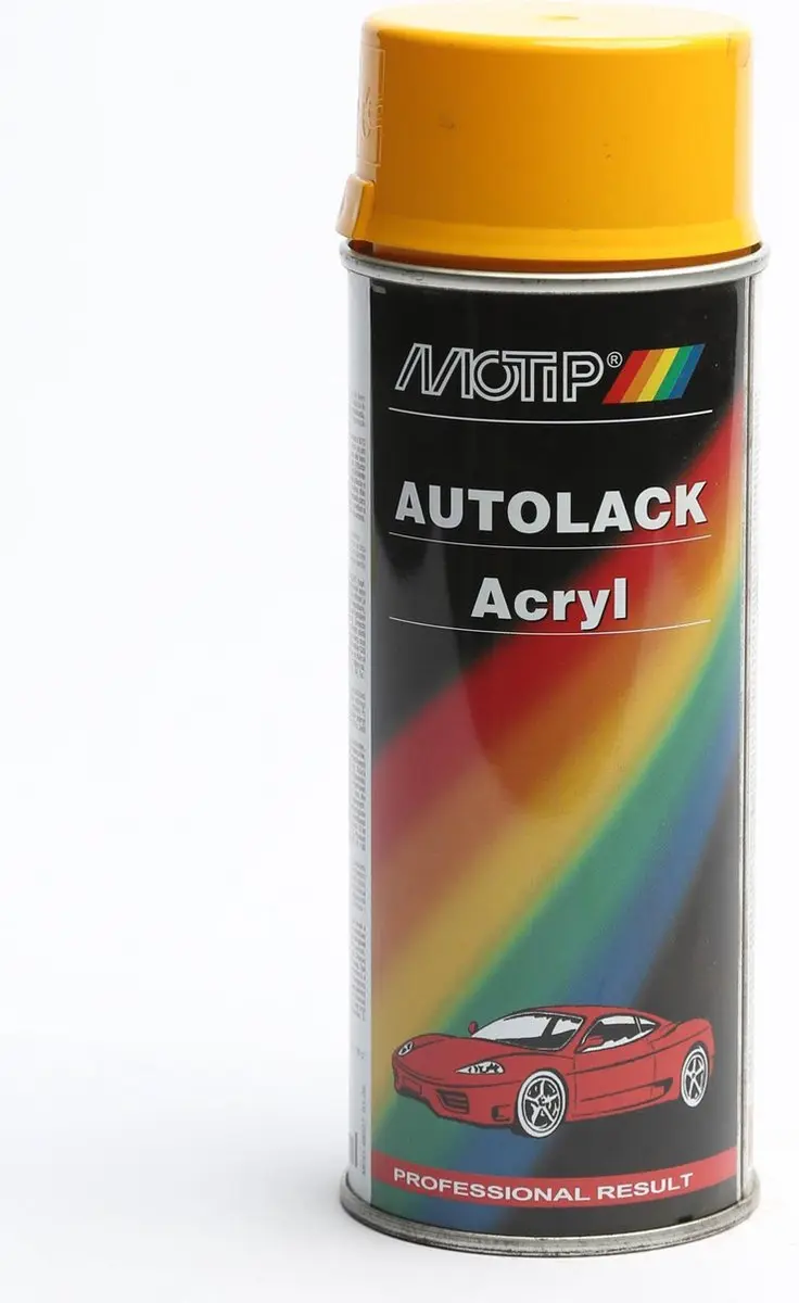 Motip Autolak Spuitbus Geel 400ml