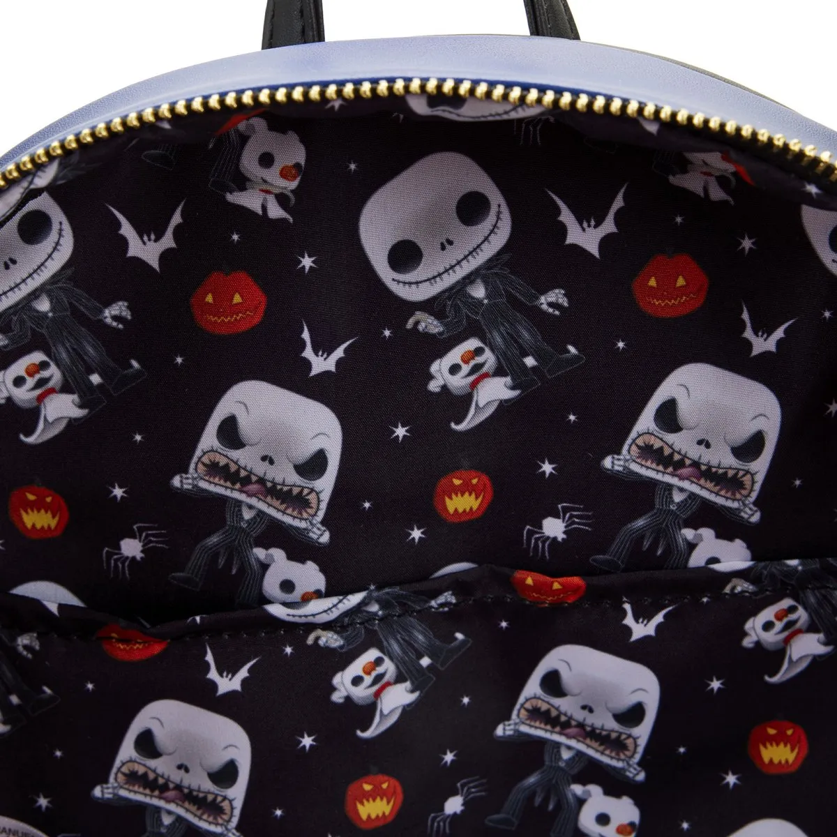 Funko Loungefly Pop! The Nightmare Before Christmas Jack Skellington Mini Rugzak - Blauwe marine/Geel/Oranje/Zwart
