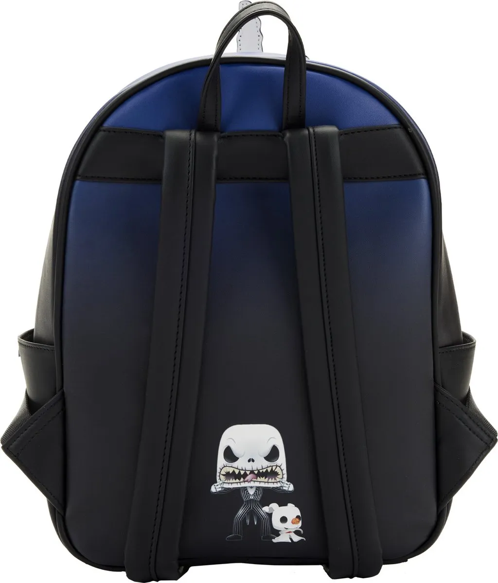 Funko Loungefly Pop! The Nightmare Before Christmas Jack Skellington Mini Rugzak - Blauwe marine/Geel/Oranje/Zwart