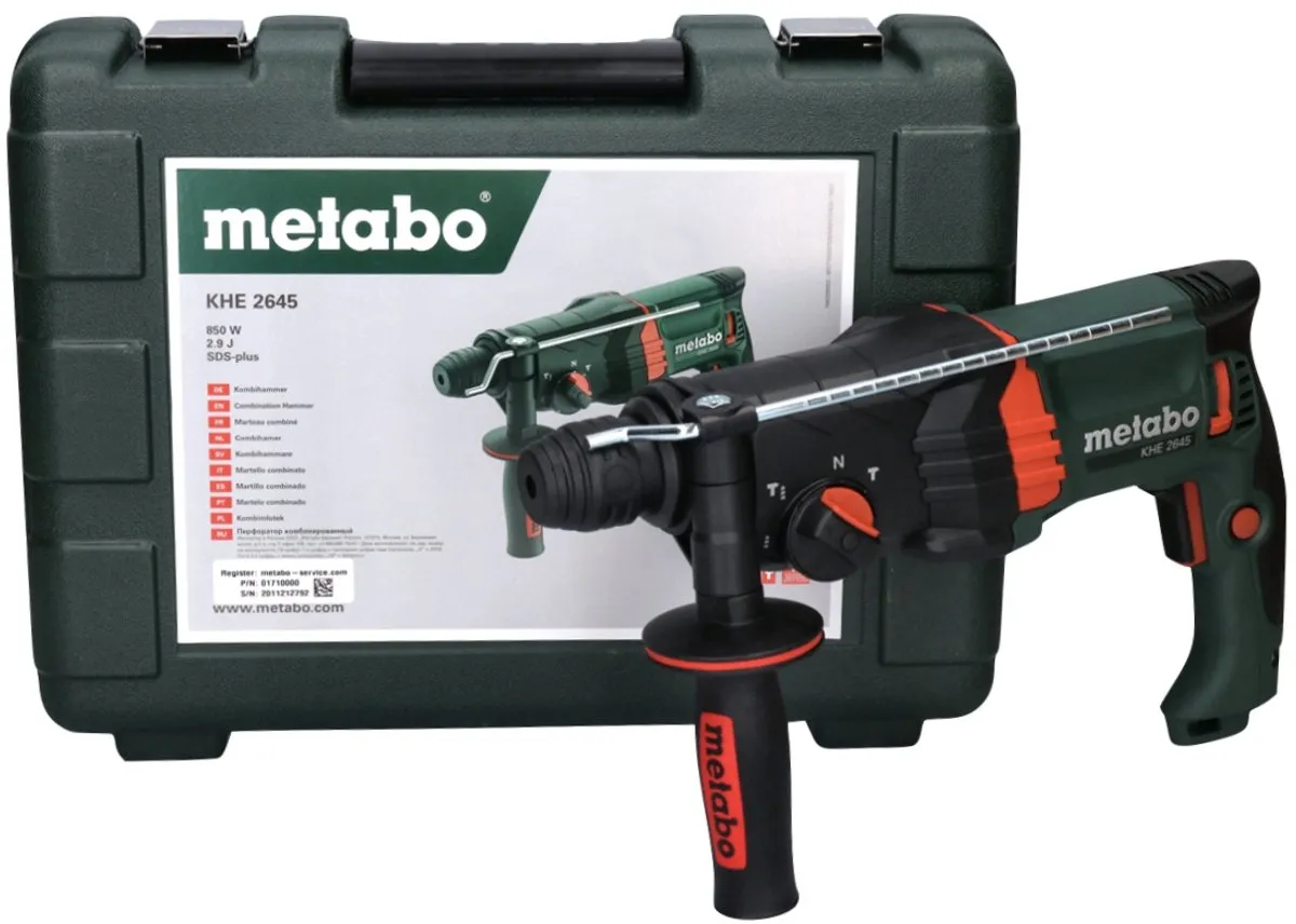 Metabo KHE 2645 Combihamer 850W SDS-Plus - afbeelding 6 van 6