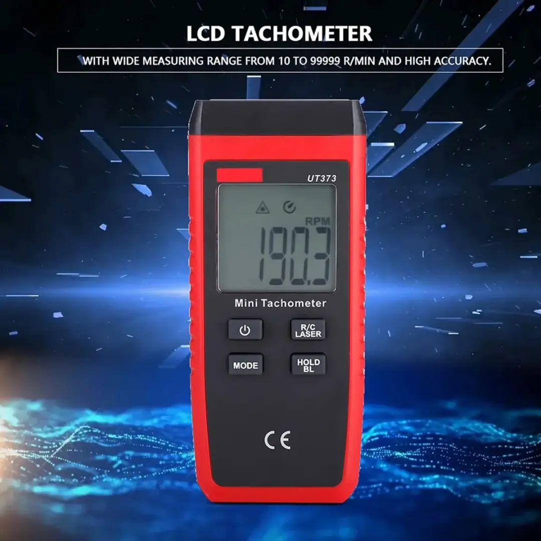 UNI-T UT373 Laser Toerenteller - 2.5–99.999 RPM Transparent