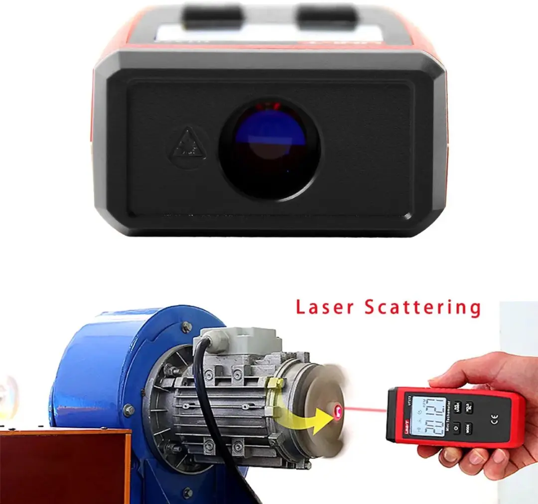 UNI-T UT373 Laser Toerenteller - 2.5–99.999 RPM Transparent