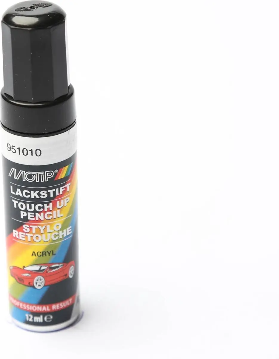 Motip 951010 Auto Lakstift Zwart Metallic 12ml