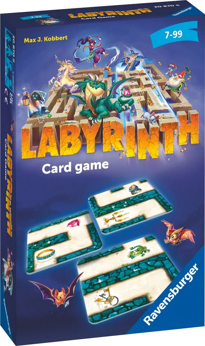 Ravensburger Labyrinth Kaartspel 208708 - 2-4 Spelers