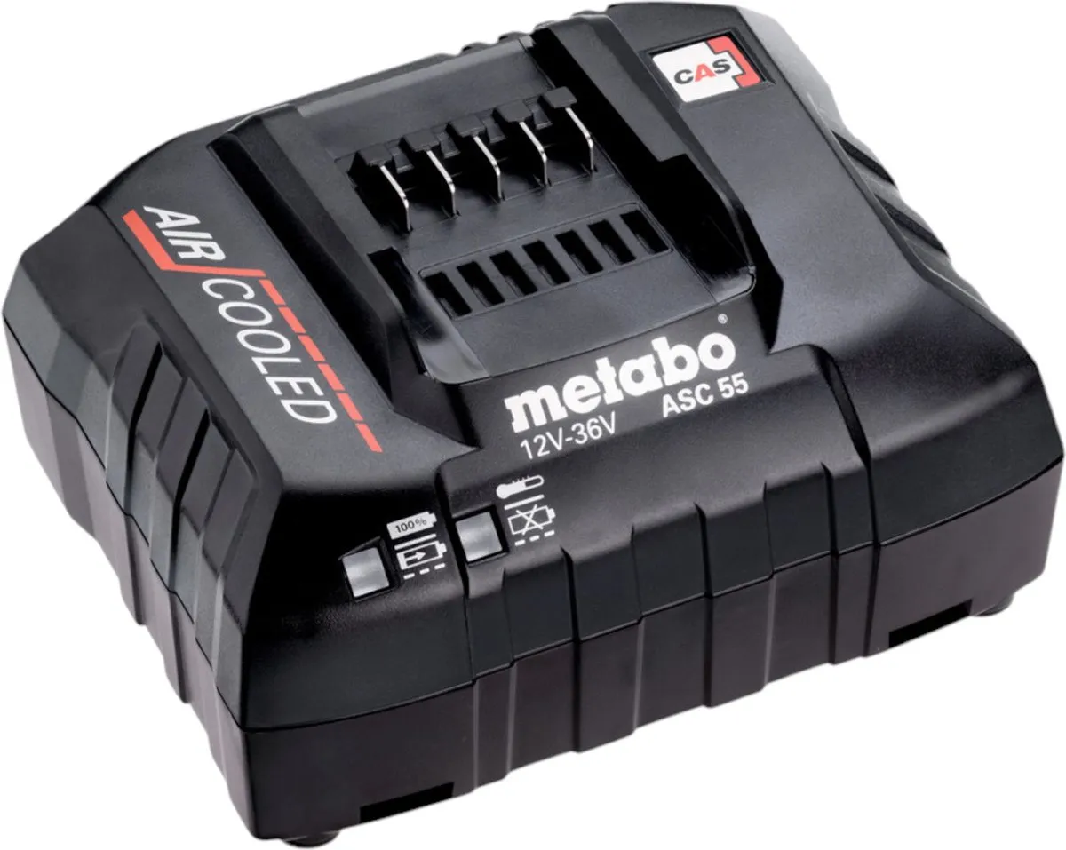 Metabo LiHD Basisset 4x 12V 4.0Ah Accu + ASC 55 Lader