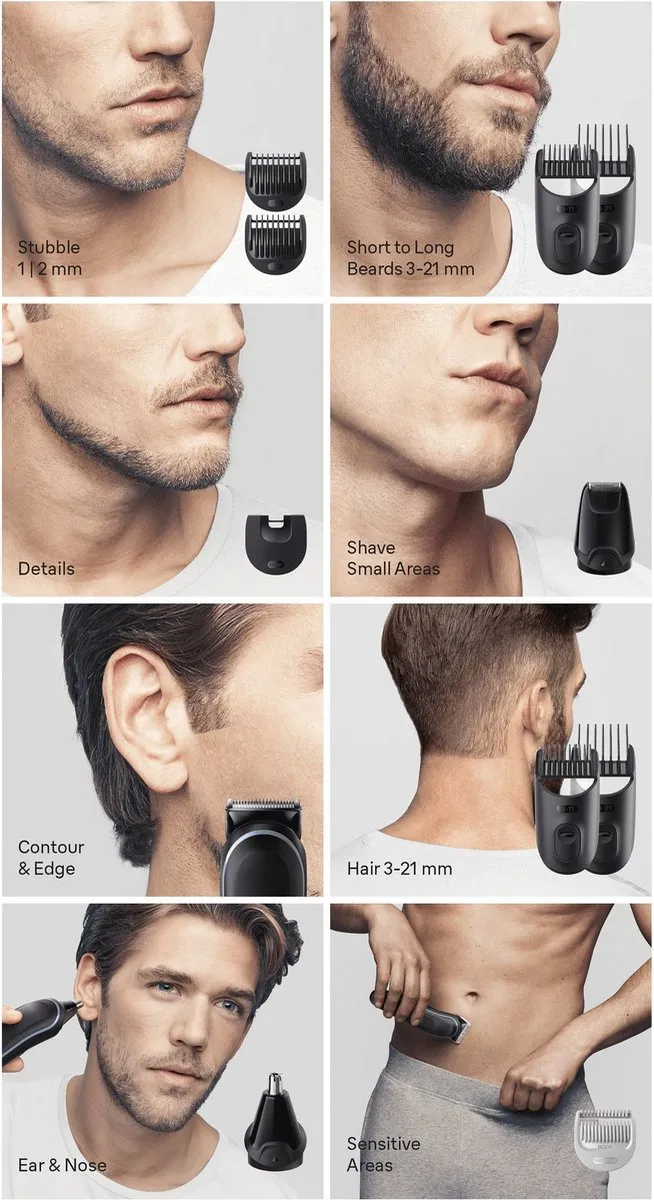Braun MGK5411 Haartrimmer - Zwart