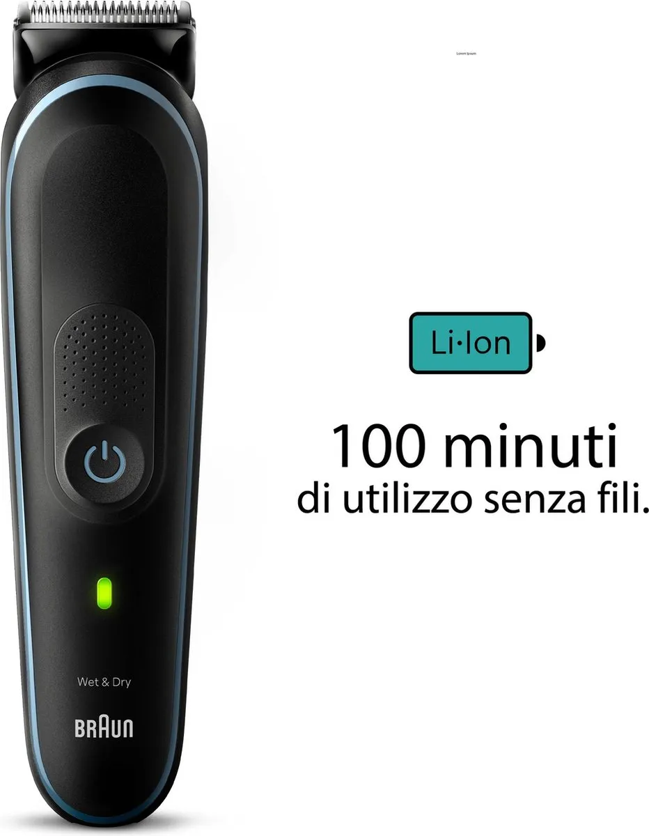Braun MGK5411 Haartrimmer - Zwart