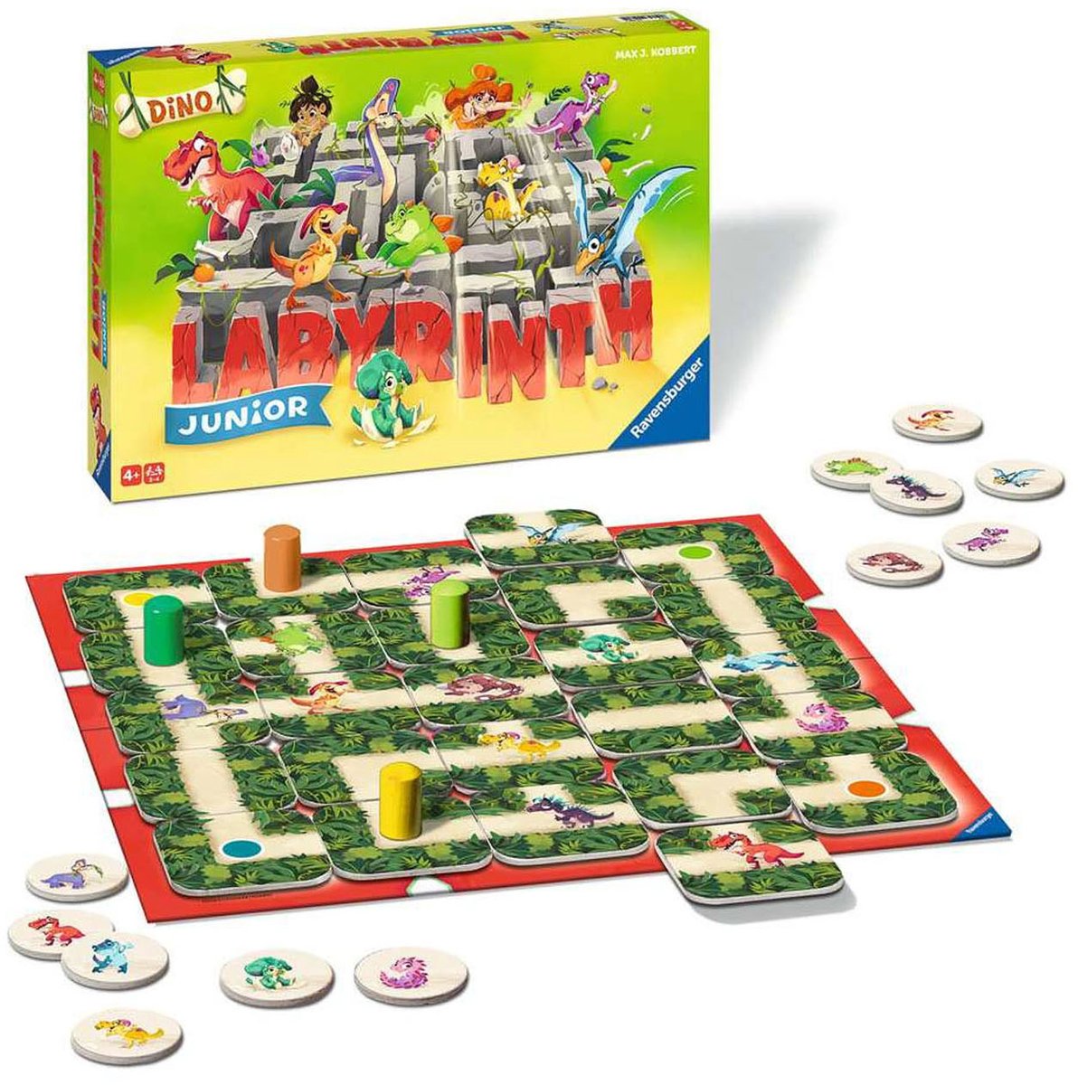 Ravensburger Junior Labyrinth Dino - Bordspel