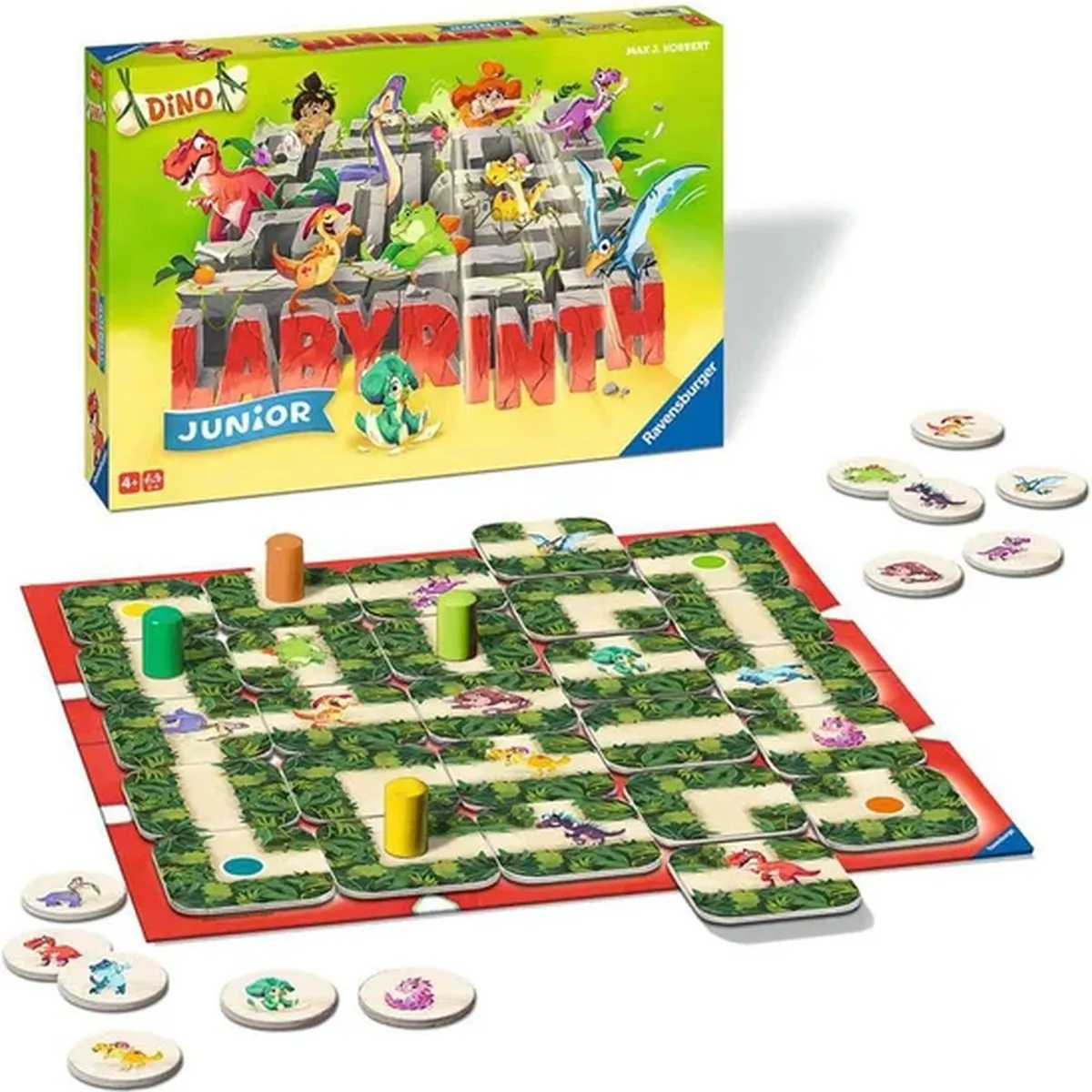 Ravensburger Junior Labyrinth Dino Bordspel - 2-4 Spelers